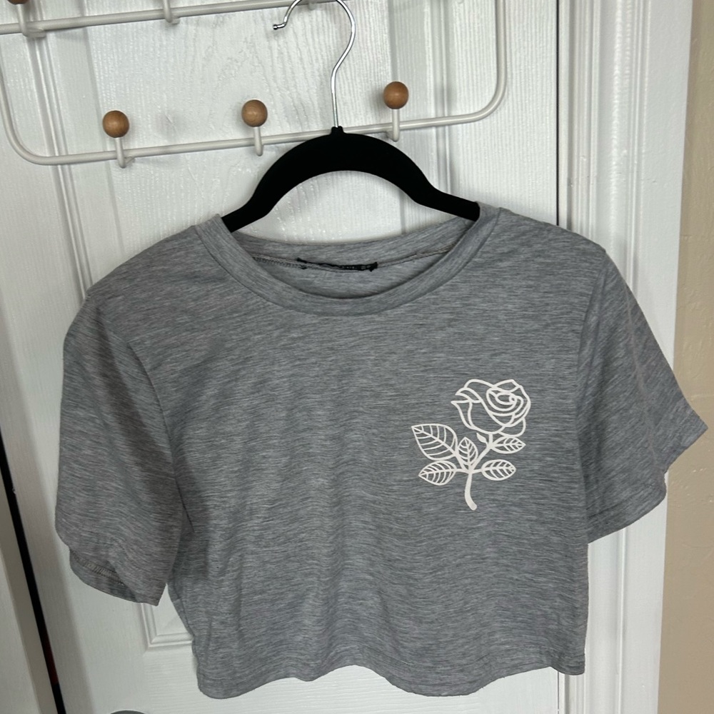 Zaful graphic crop top